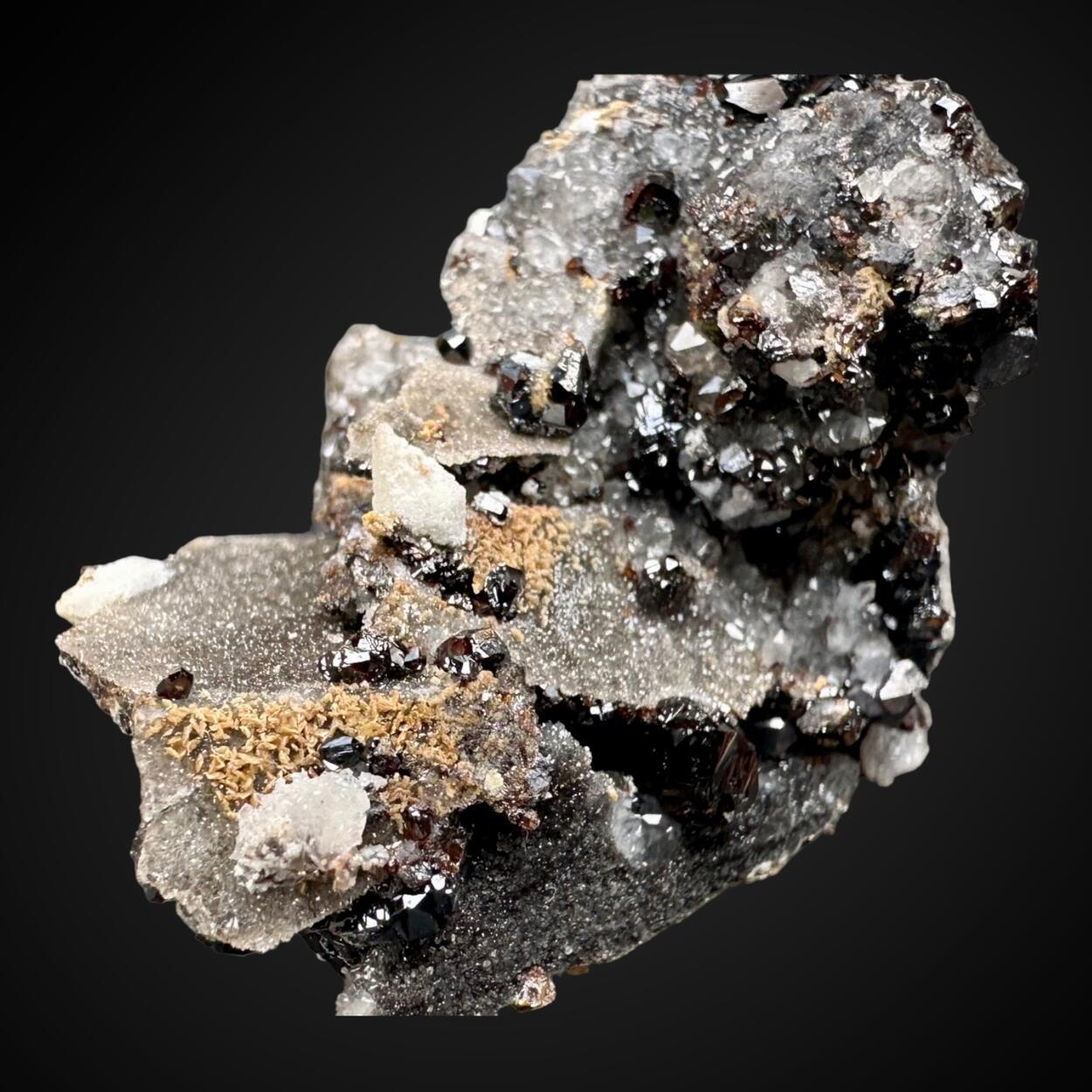 Baryte Psm Alstonite With Sphalerite & Quartz