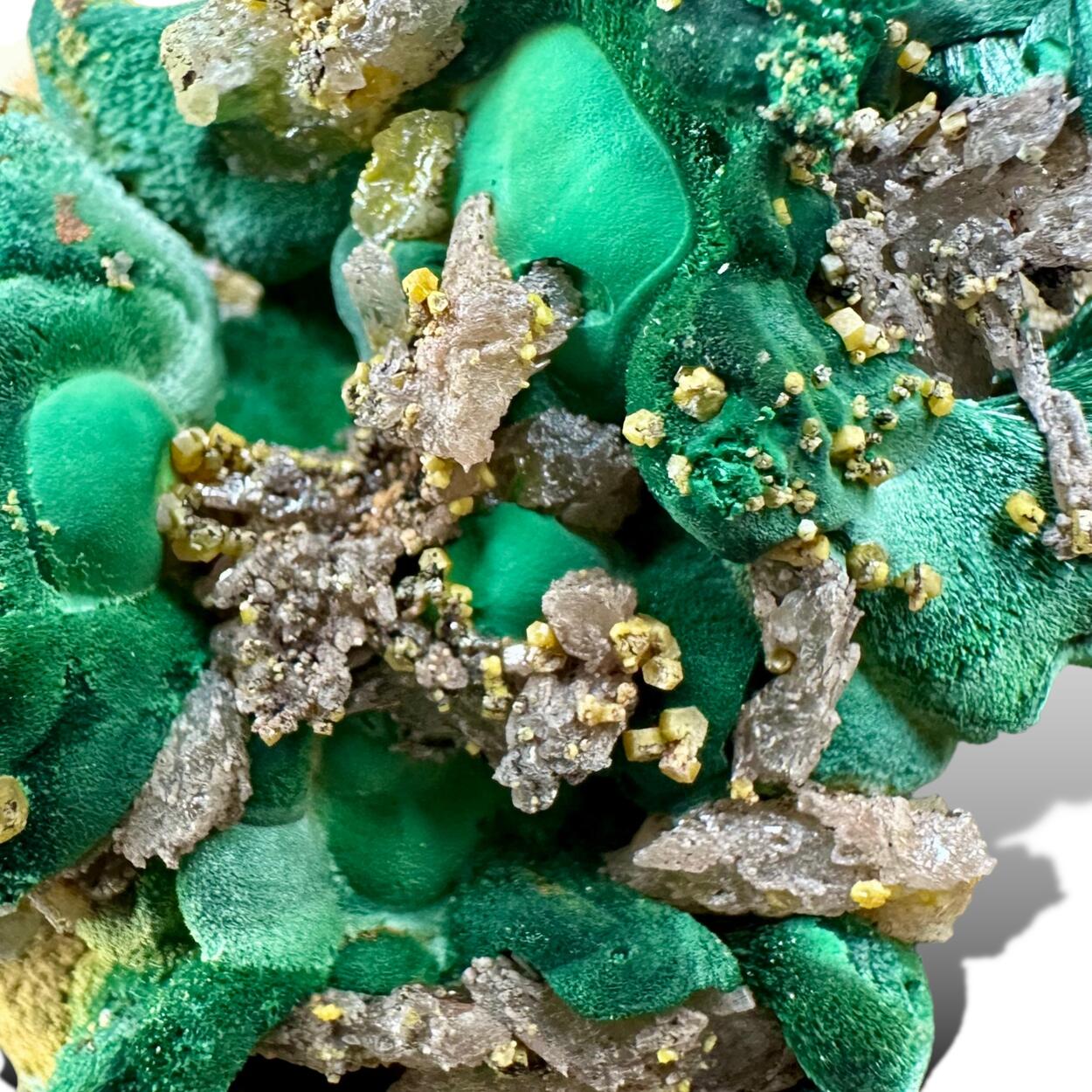 Malachite Cerussite & Pyromorphite