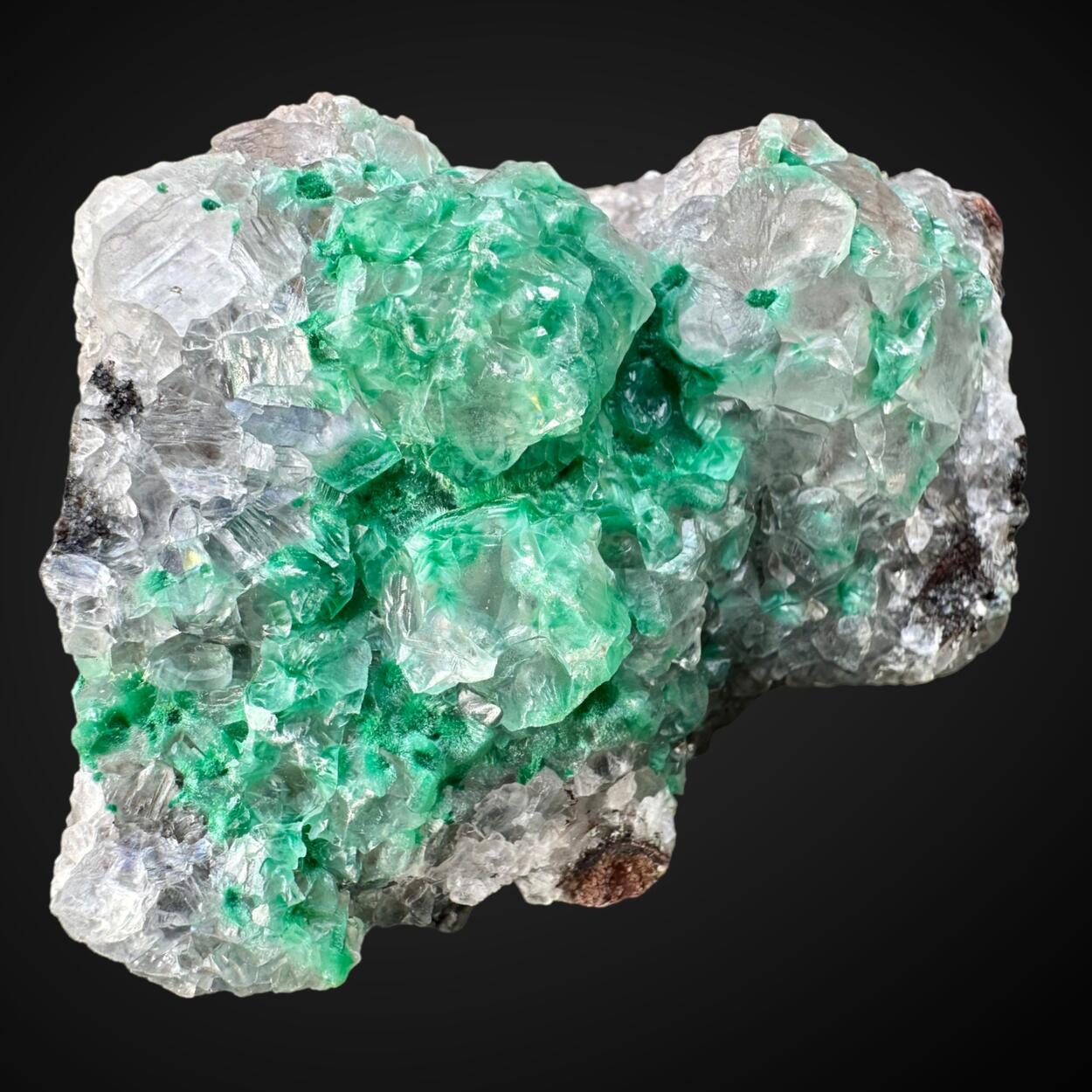 Brochantite & Calcite