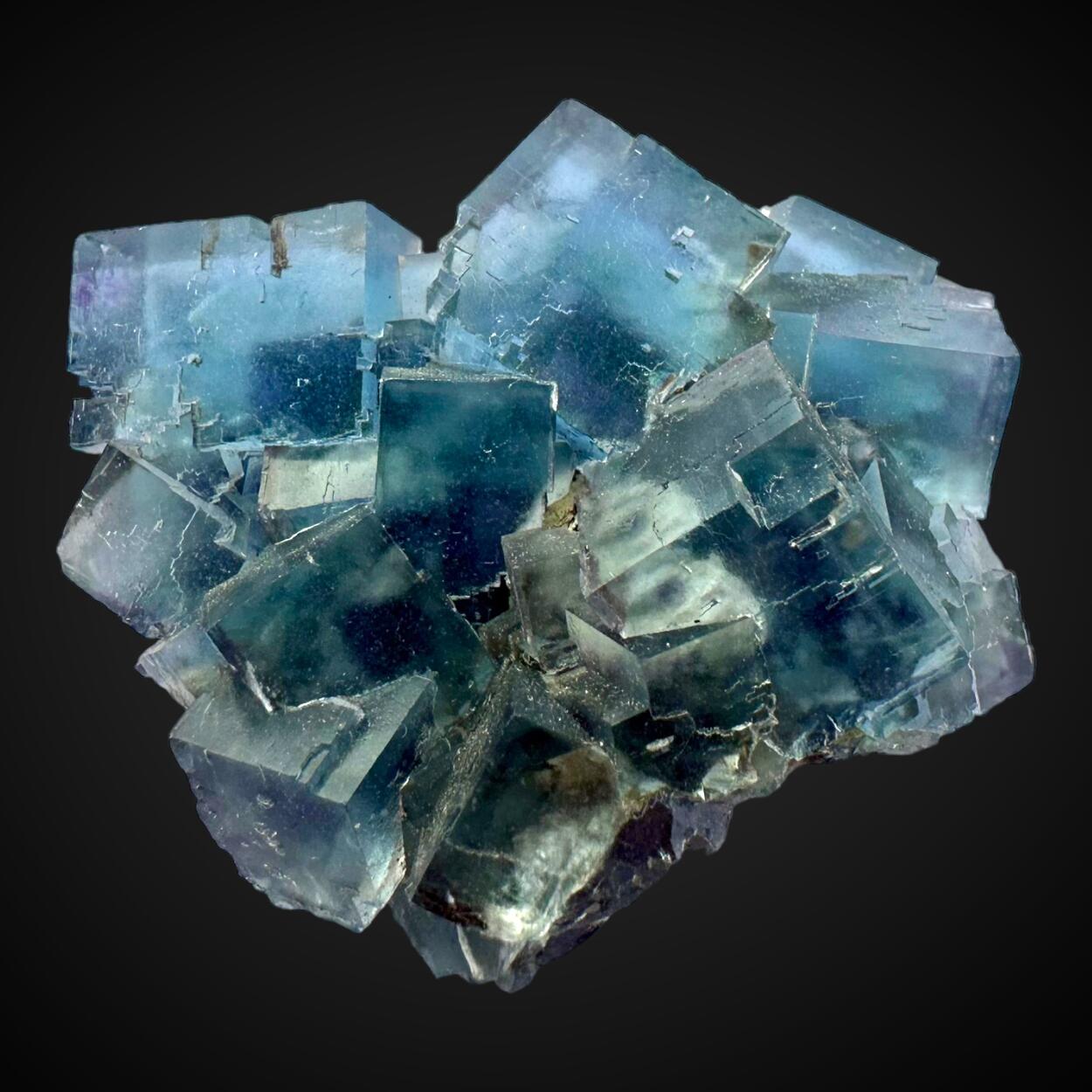 Fluorite With Galena Inclusions
