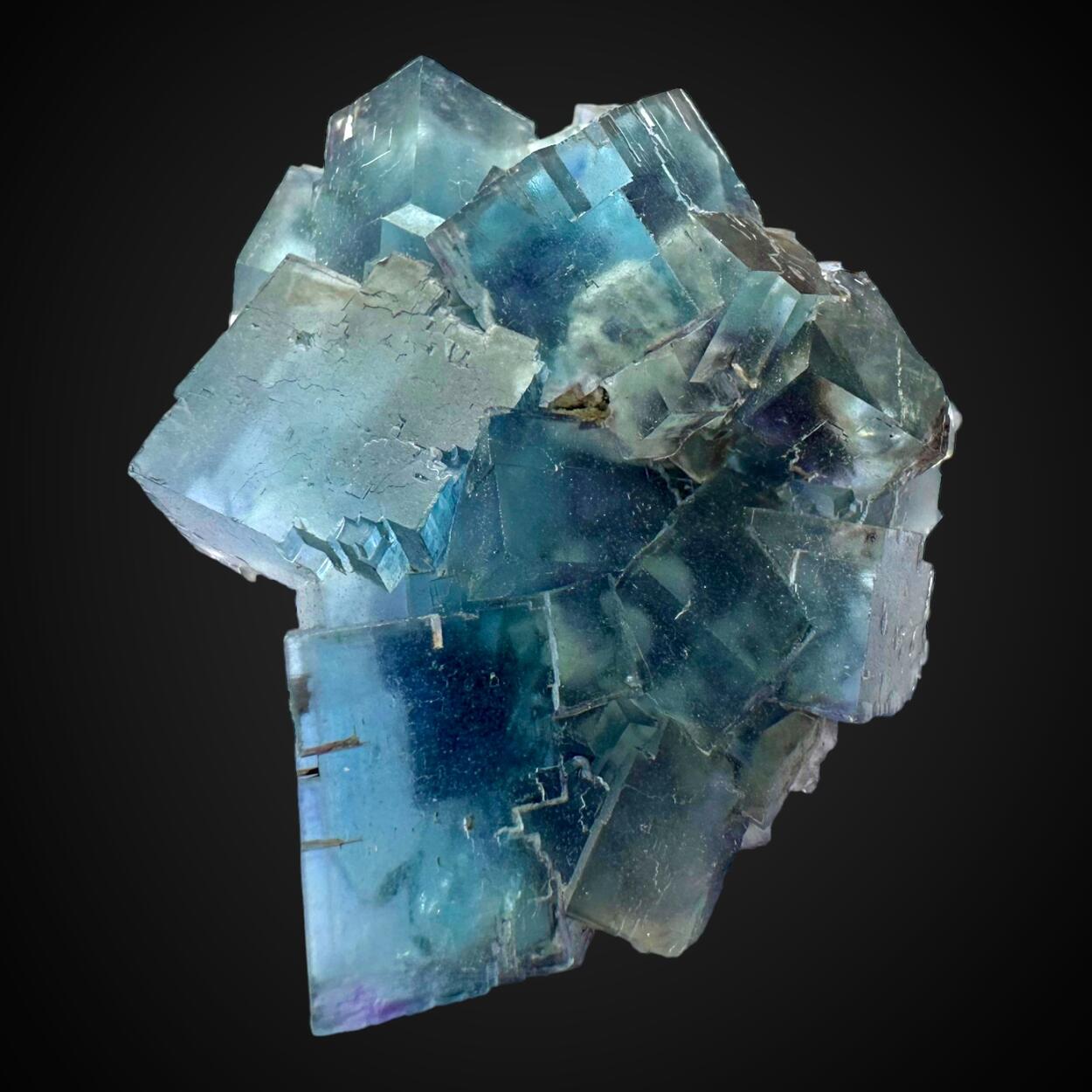 Fluorite With Galena Inclusions