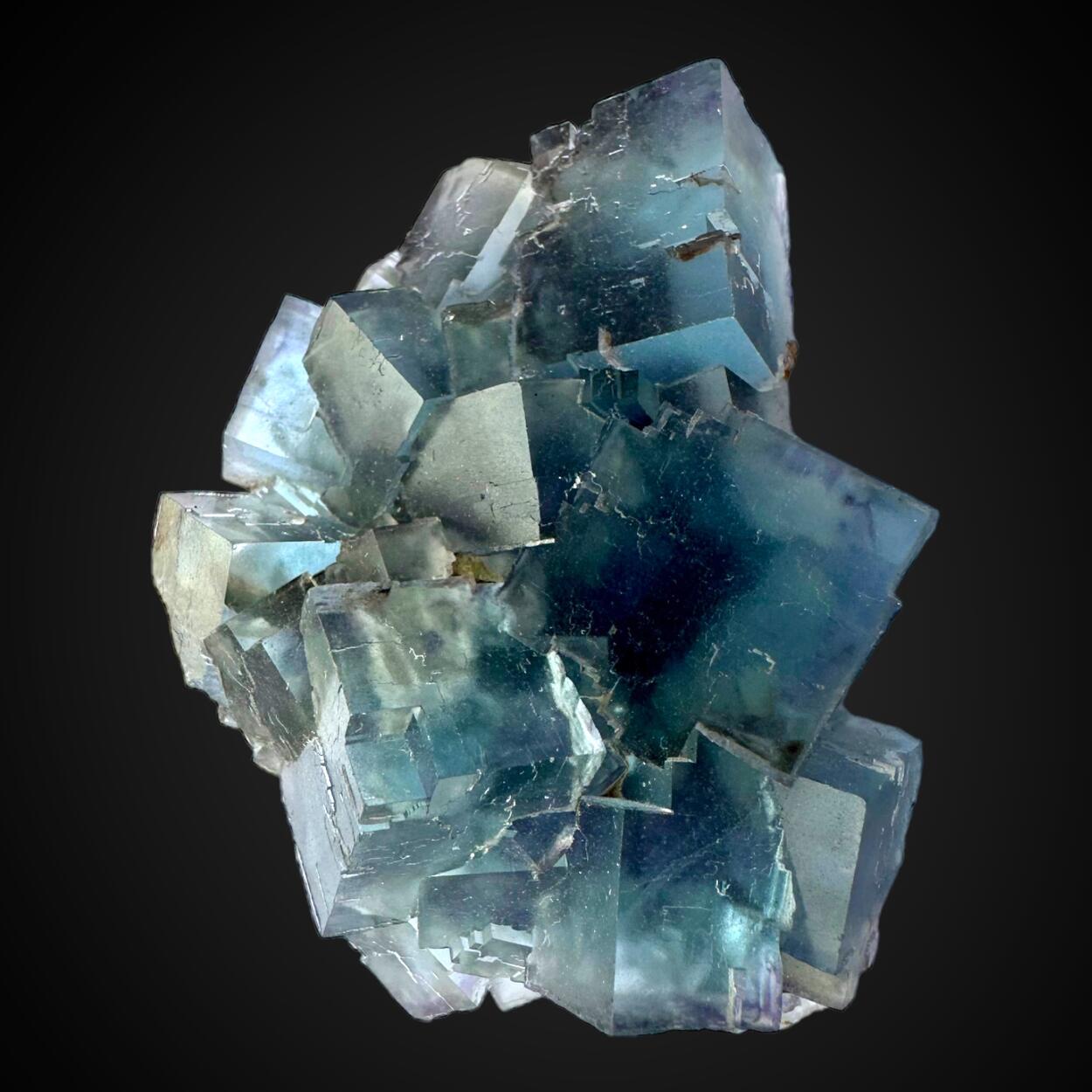 Fluorite With Galena Inclusions