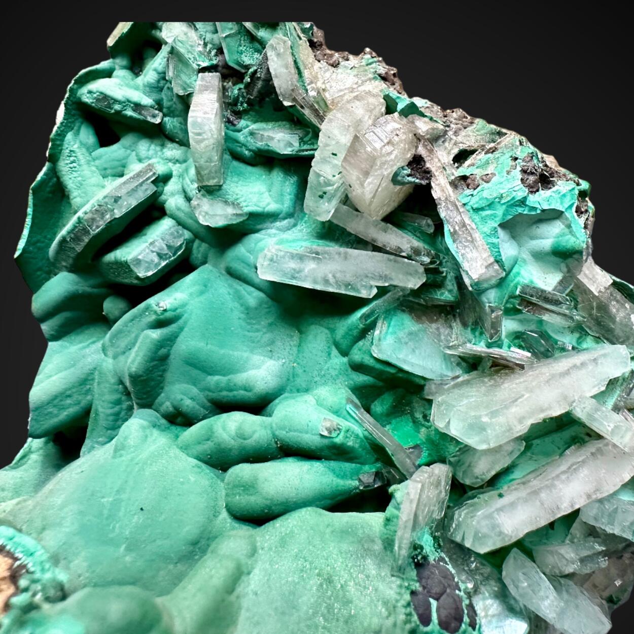 Baryte & Malachite