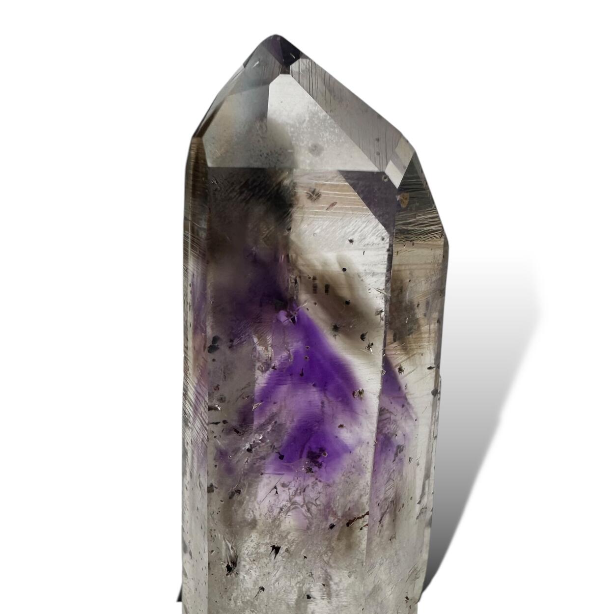 Amethyst With Lepidocrocite & Inclusions