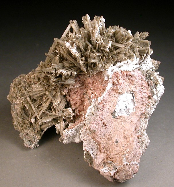 Elpidite Rhodochrosite Polylithionite & Gonnardite