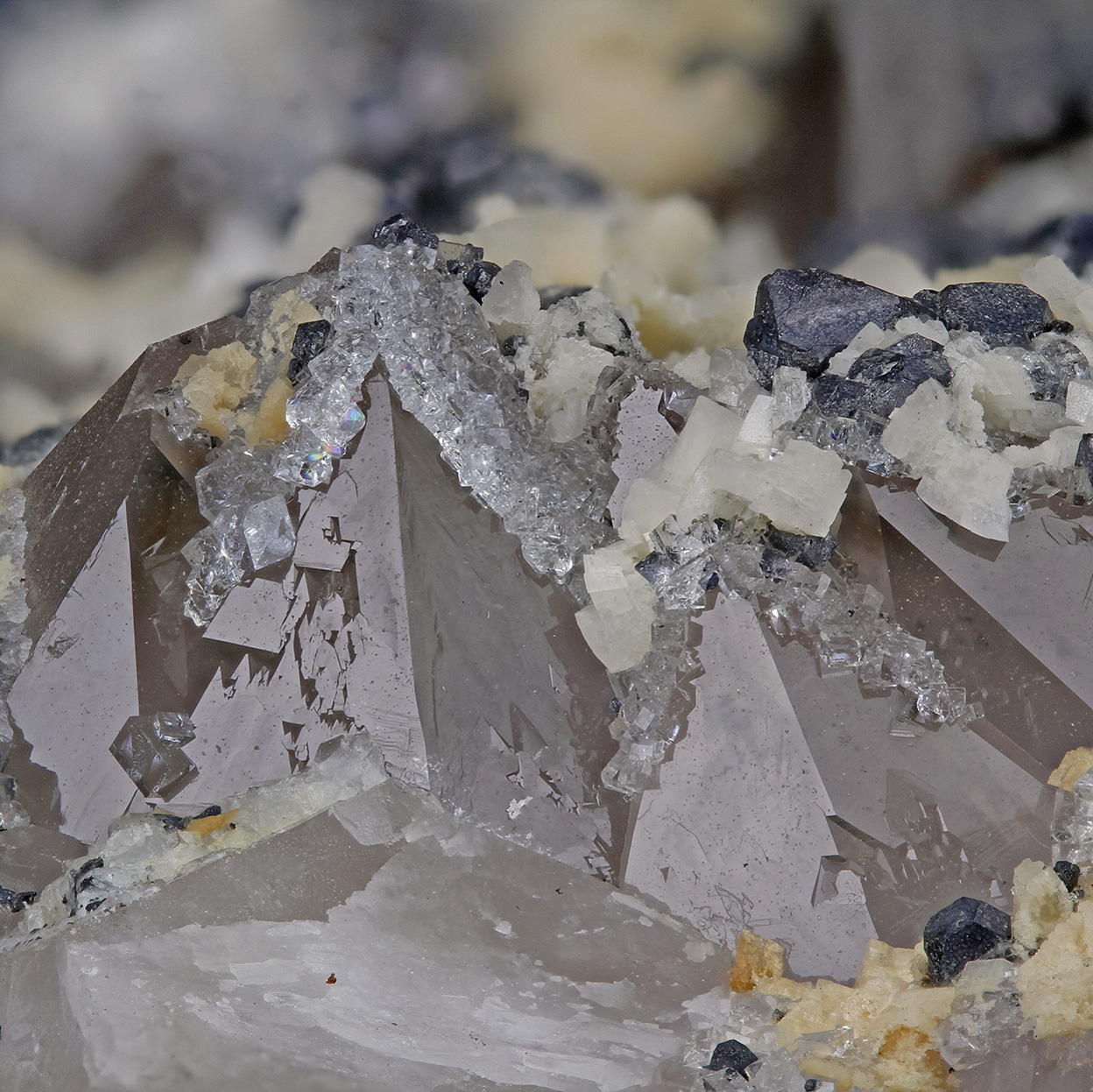 Quartz Galena Fluorite & Dolomite