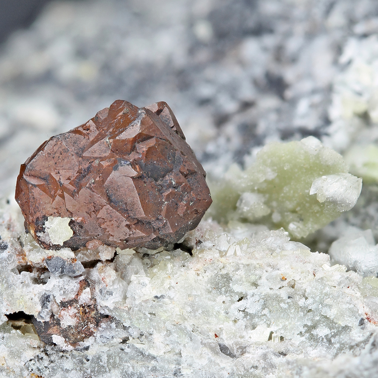 Copper Mimetite & Calcite