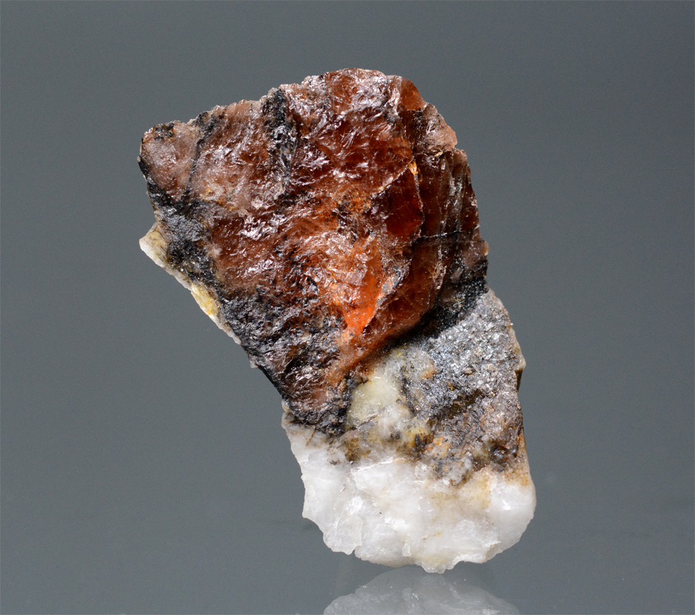 Triplite With Quartz