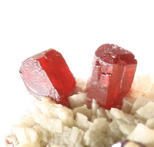 Cinnabar On Dolomite