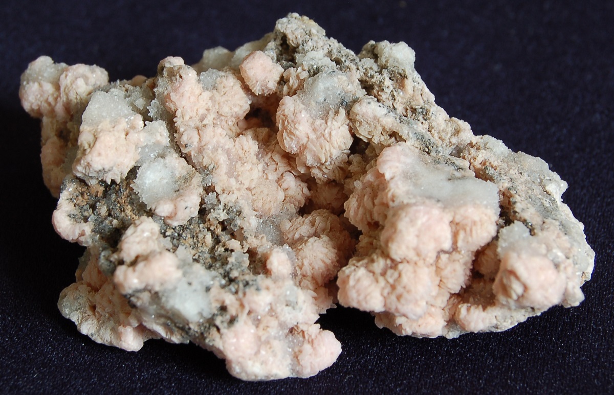 Rhodochrosite With Calcite