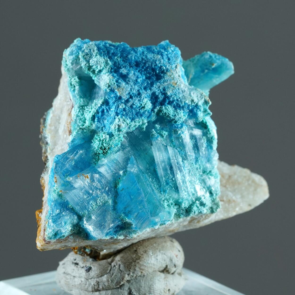 Serpierite Zincowoodwardite & Selenite
