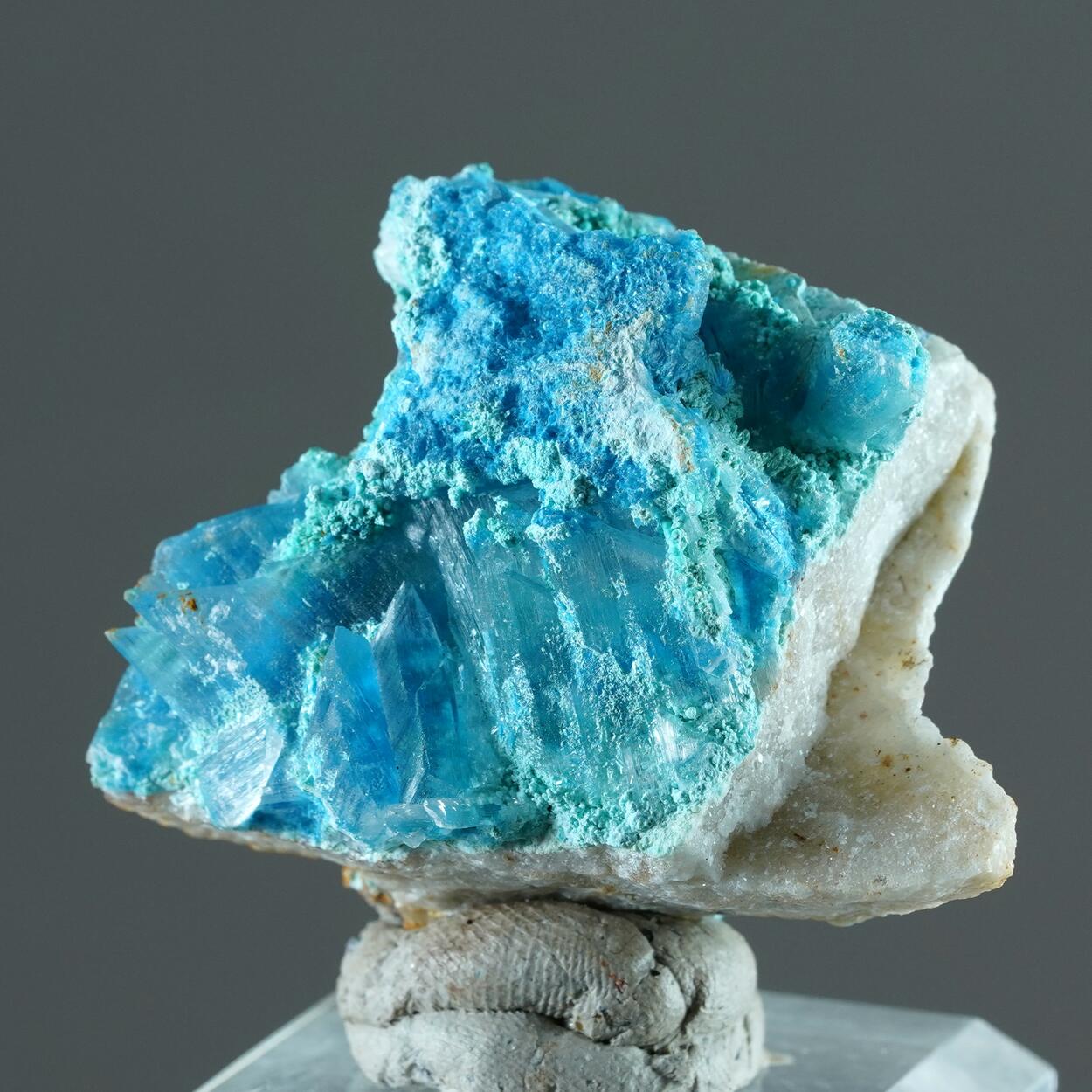 Serpierite Zincowoodwardite & Selenite