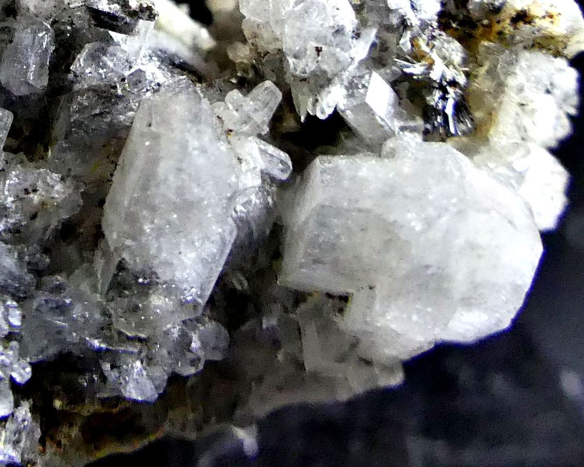 Harmotome Native Antimony & Antimony Ochre