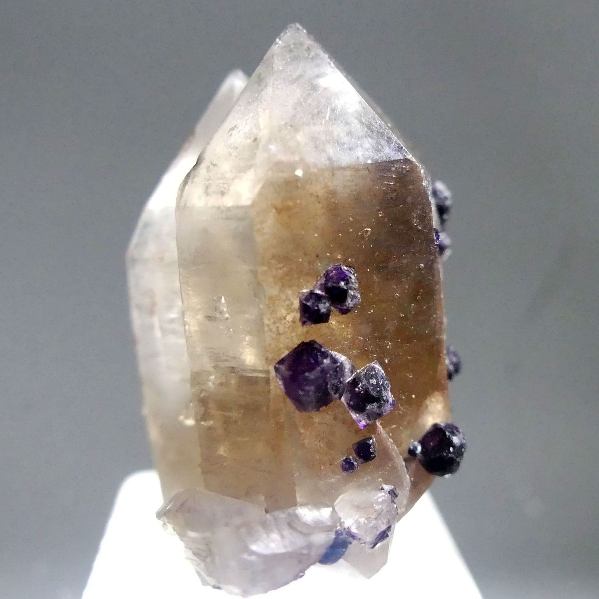 Fluorite On Quartz
