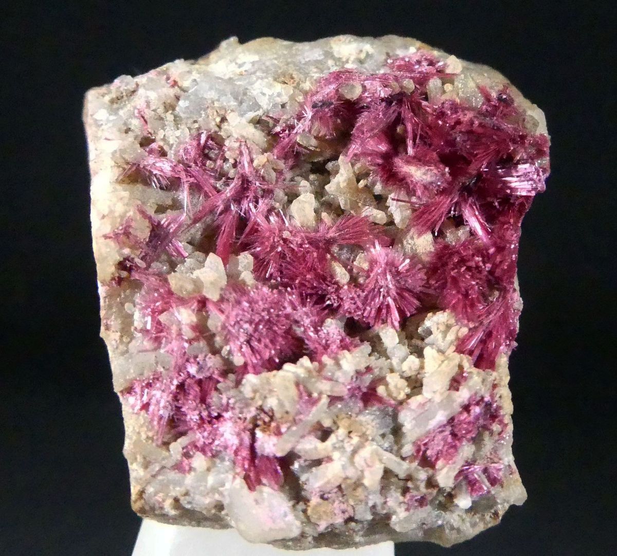 Erythrite On Quartz