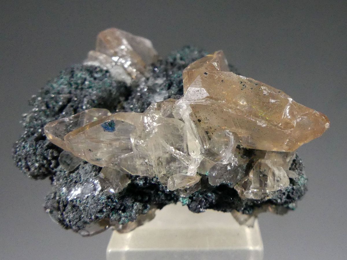 Cerussite With Arsentsumebite On Tennantite