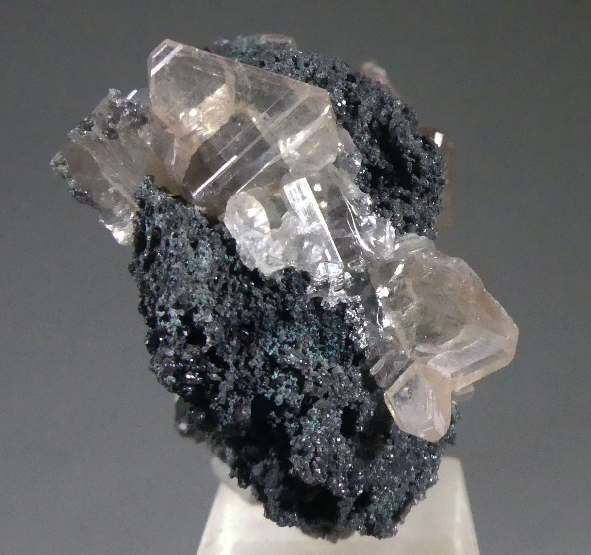 Cerussite With Arsentsumebite On Tennantite