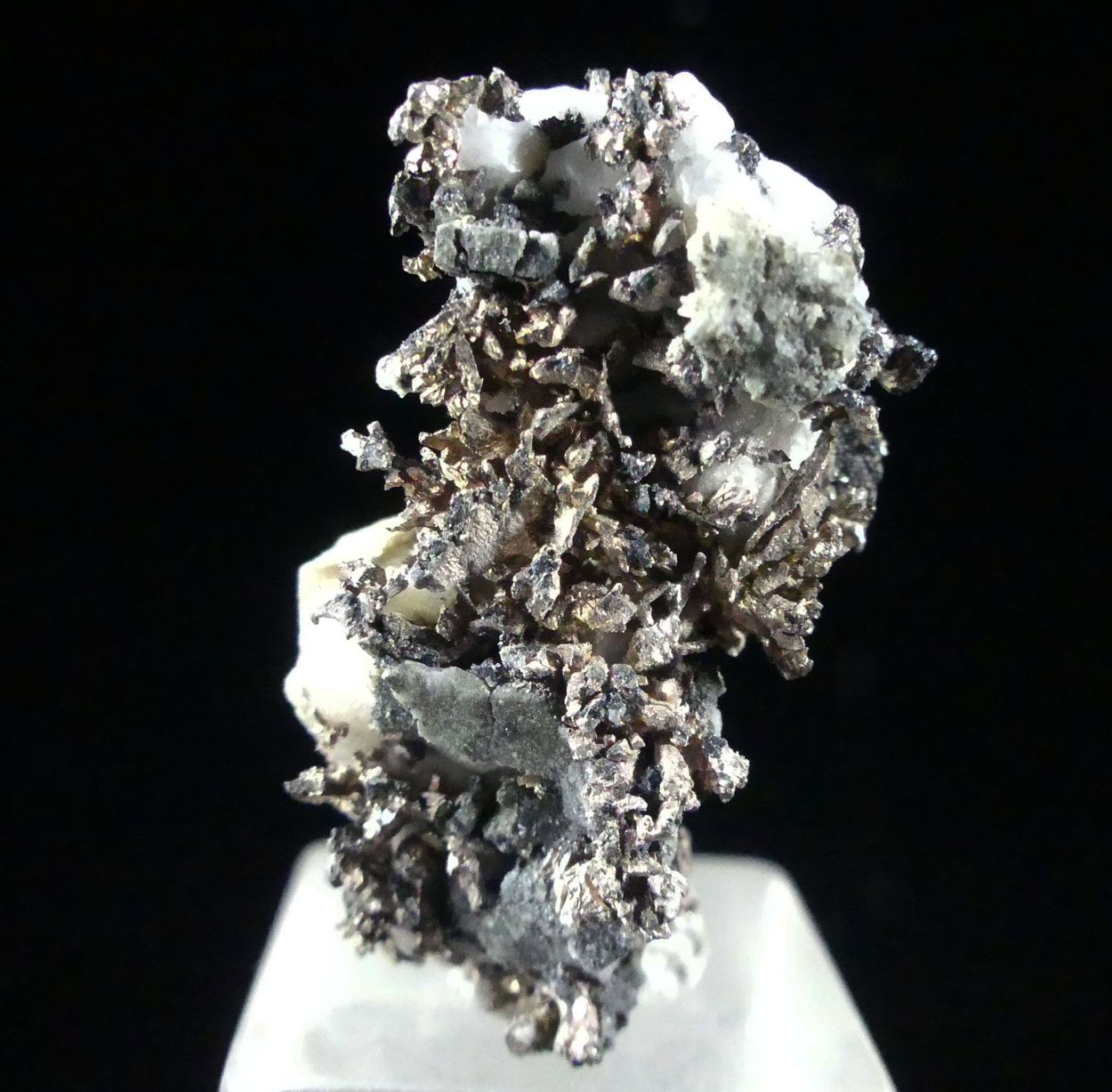 Native Silver On Quartz