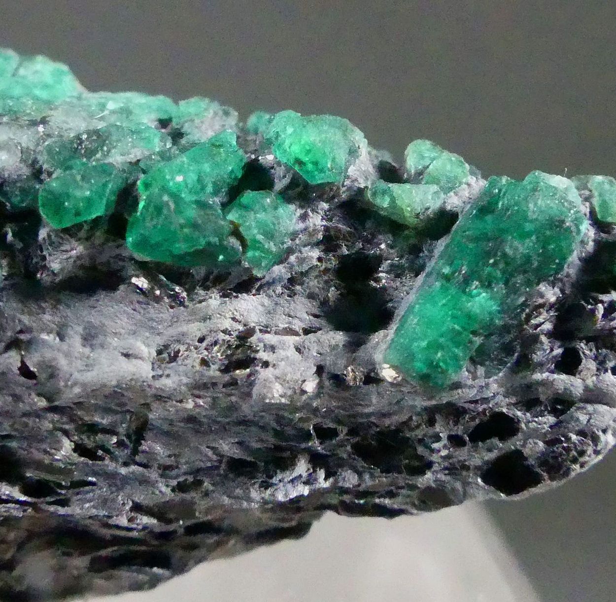 Emerald With Biotite