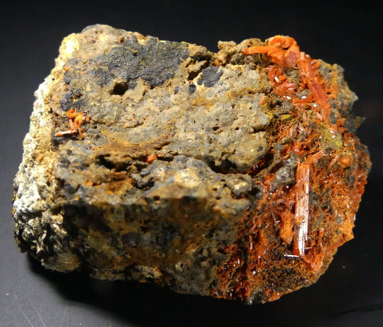 Crocoite With Bindheimite