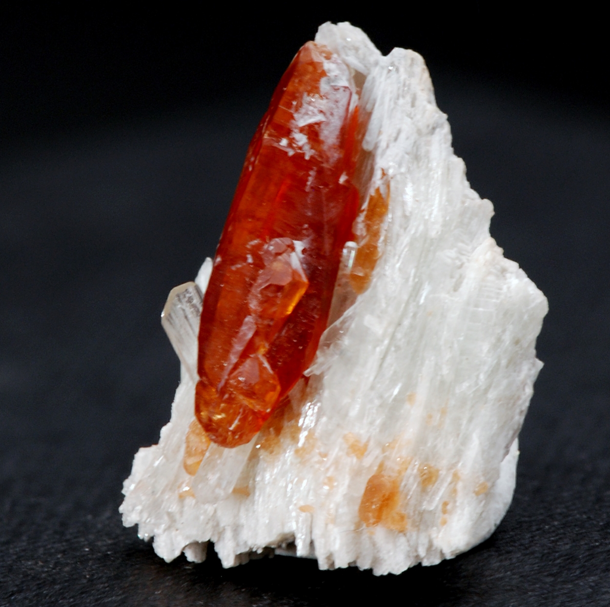 Hessonite On Diopside