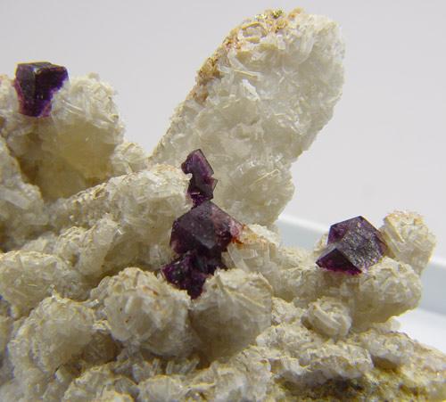Fluorite & Apatite On Quartz