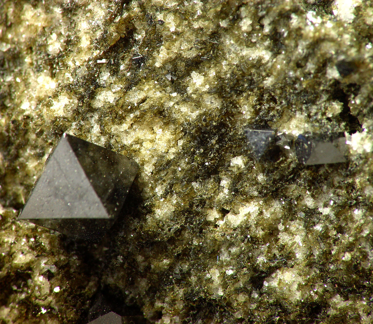 Chernovite-(Y) & Magnetite