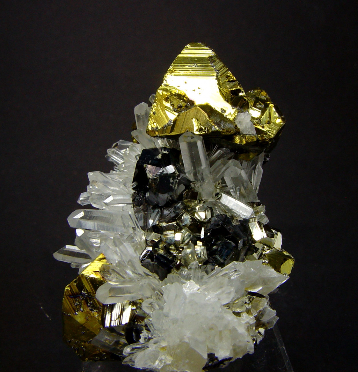 Chalcopyrite & Quartz