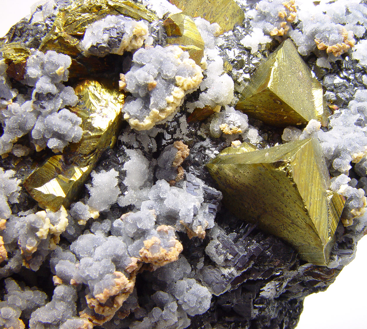 Chalcopyrite & Quartz