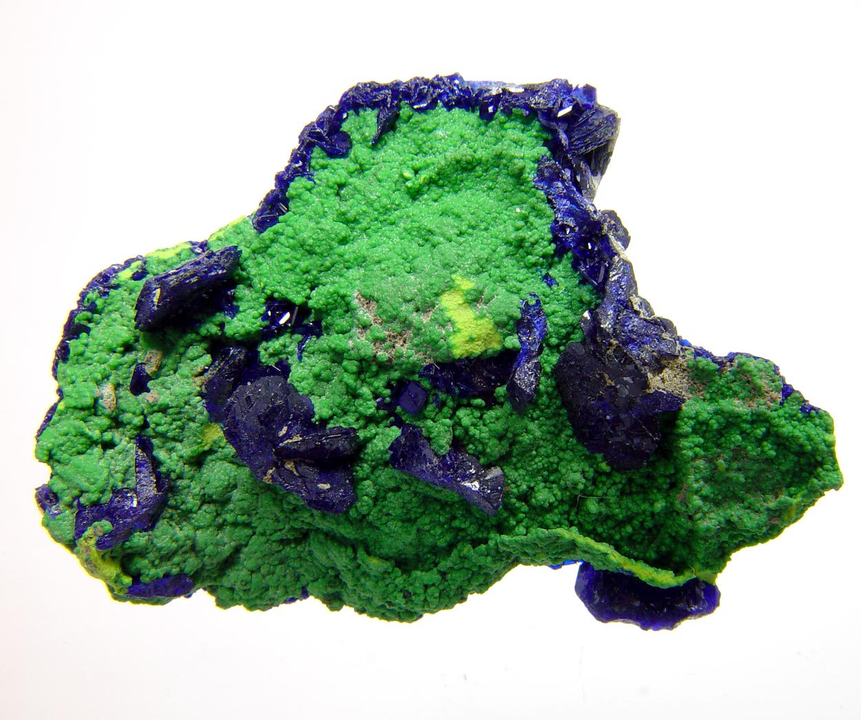 Bayldonite & Azurite