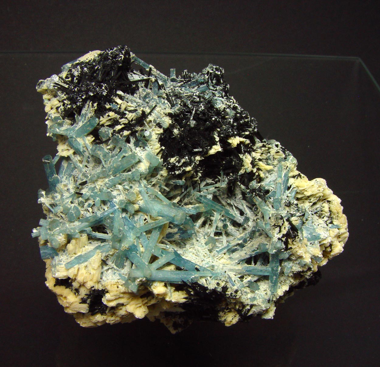 Aquamarine & Schorl