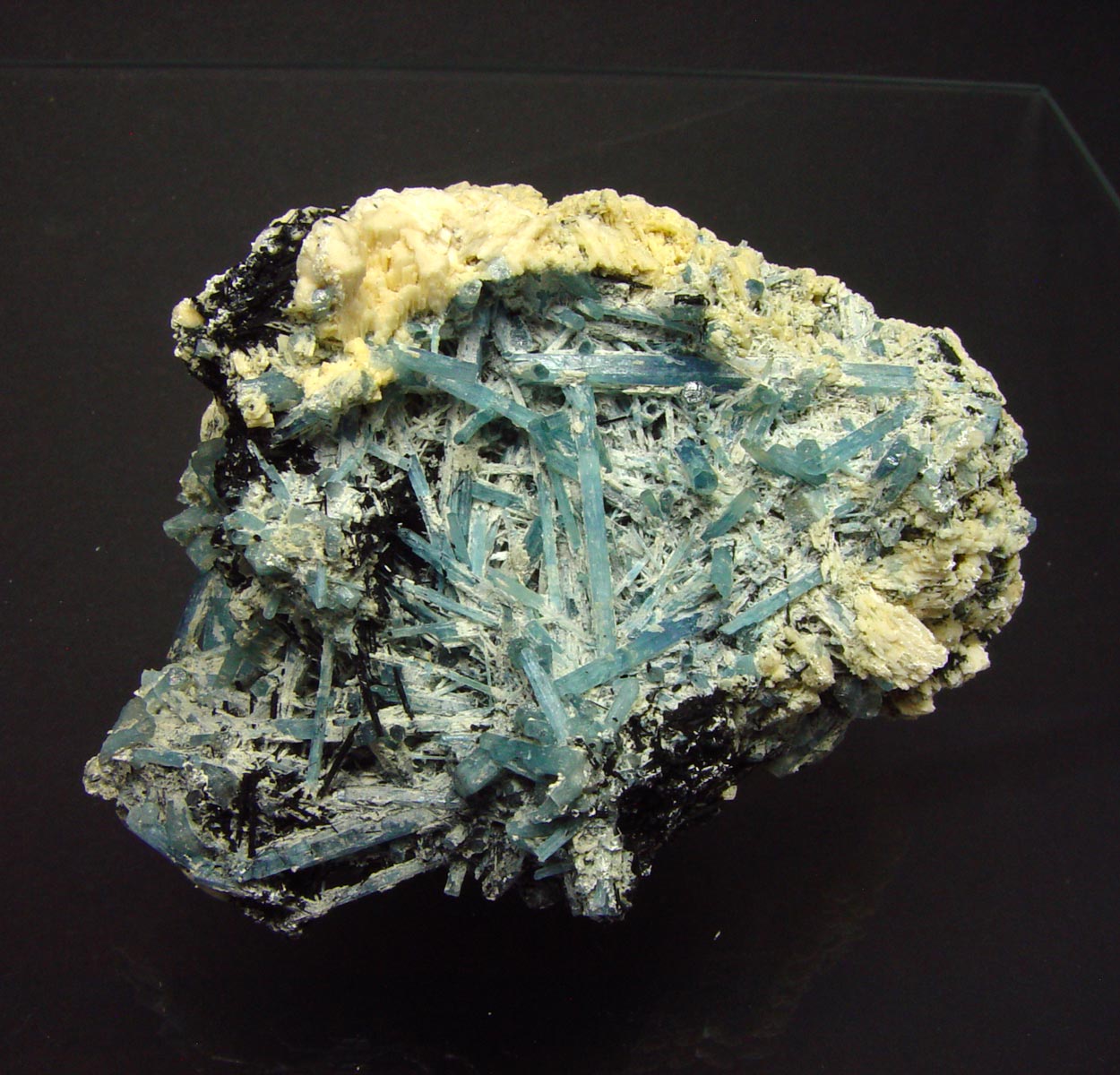 Aquamarine & Schorl