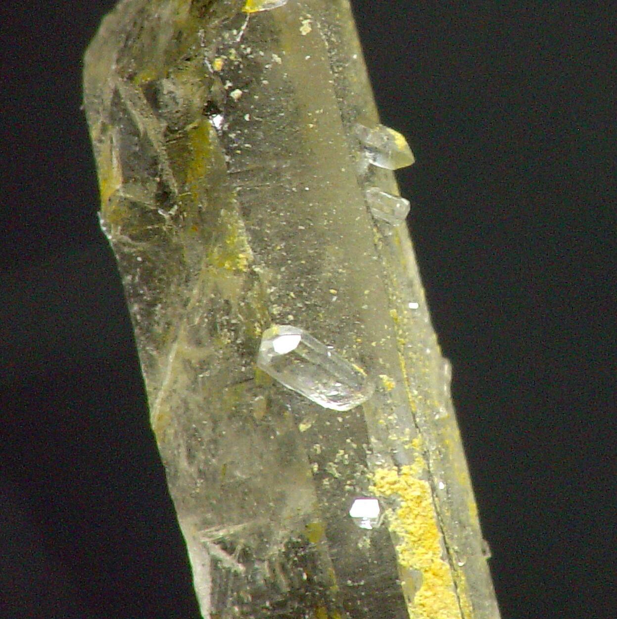 Phenakite On Quartz