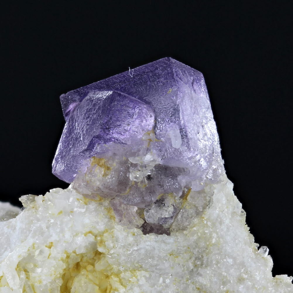 Fluorite With Quartz