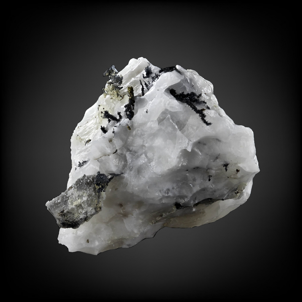 Native Silver With Acanthite