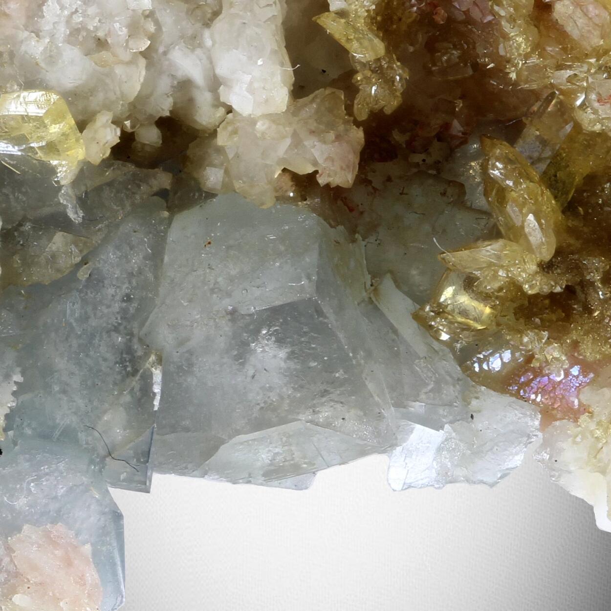 Baryte With Fluorite