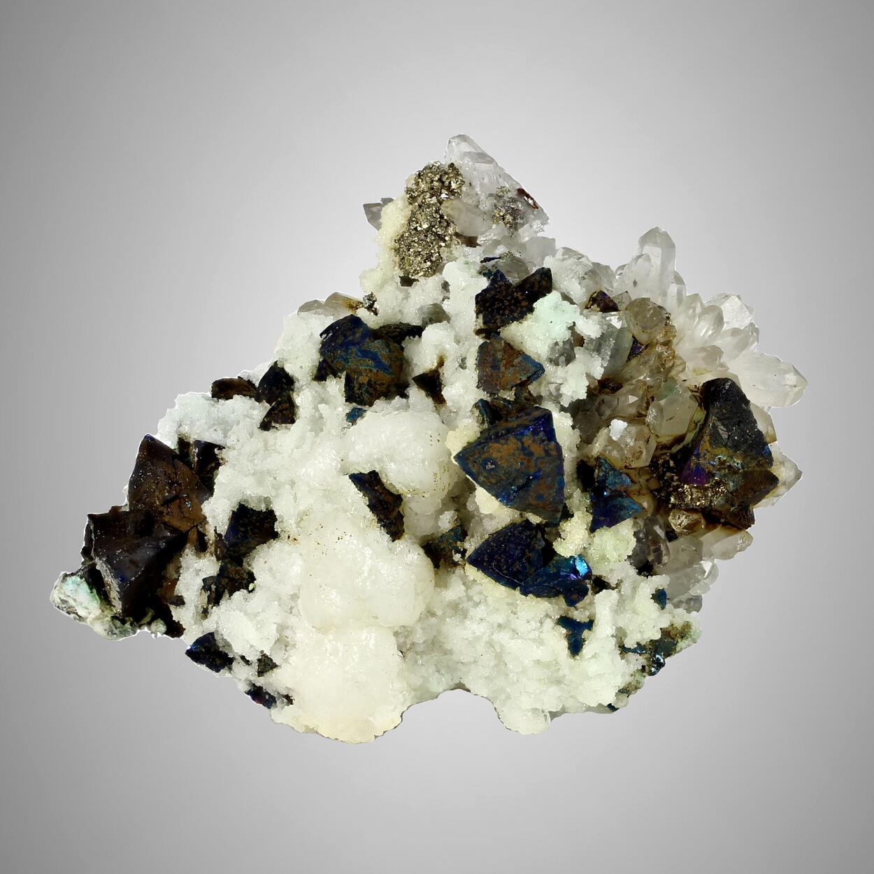 Chalcopyrite With Quartz