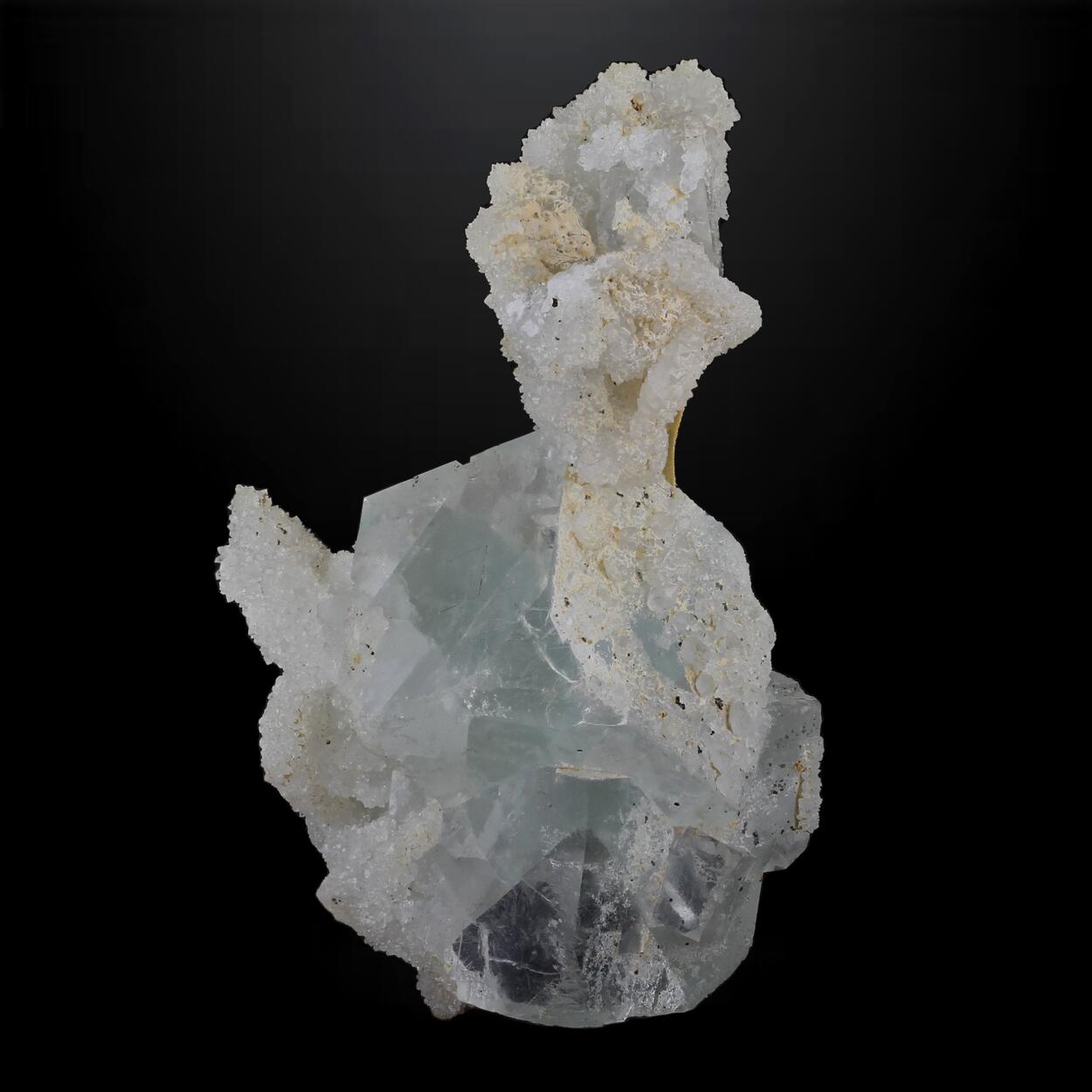 Fluorite With Quartz