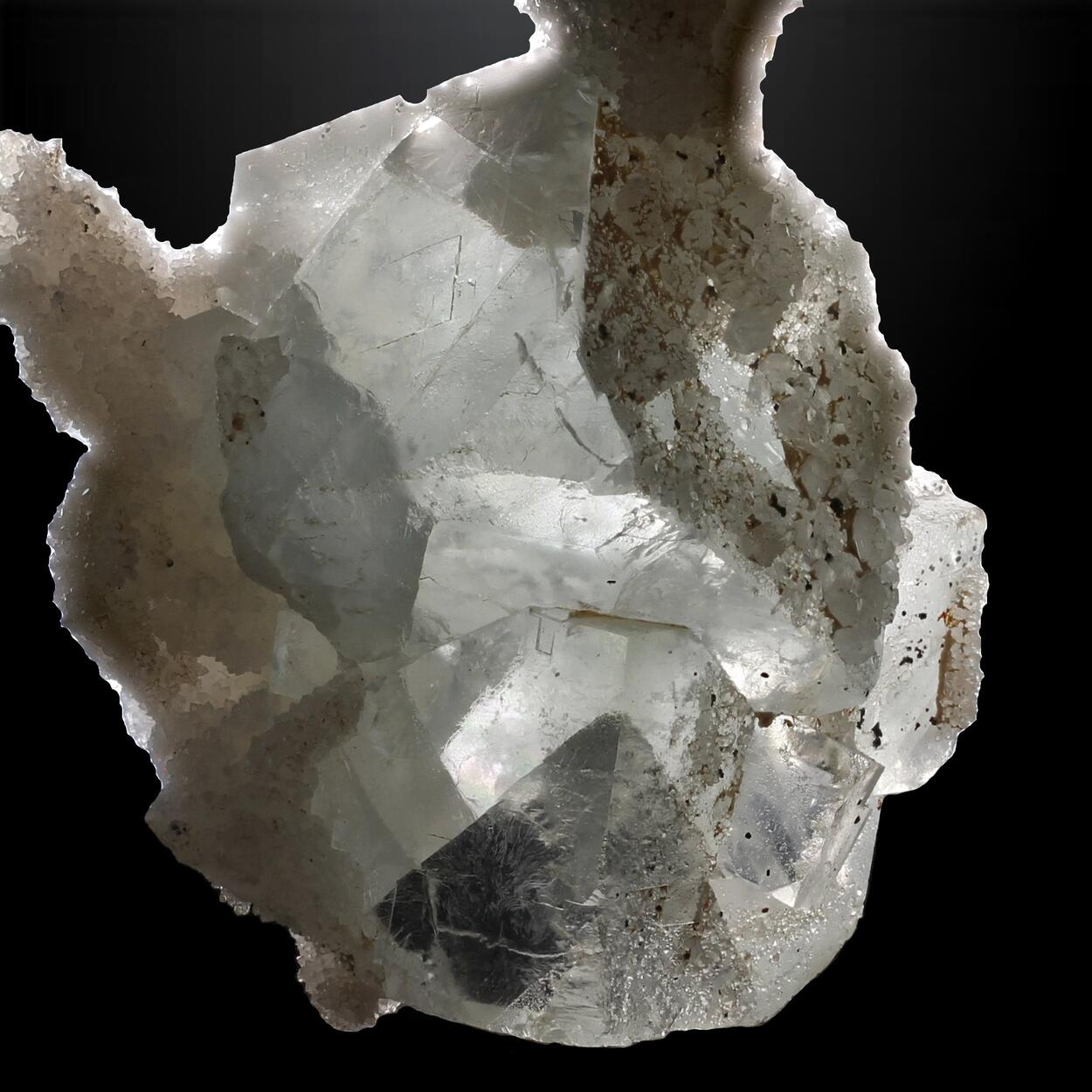 Fluorite With Quartz