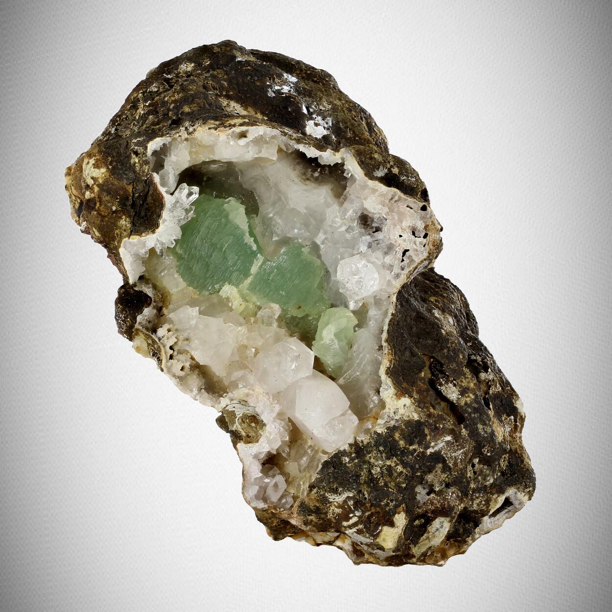 Prehnite With Quartz