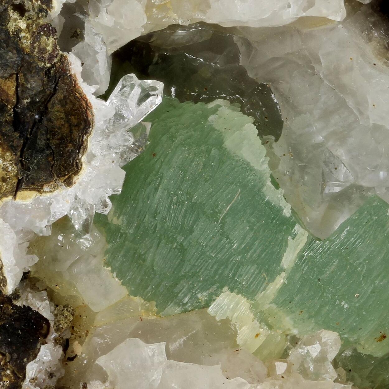 Prehnite With Quartz