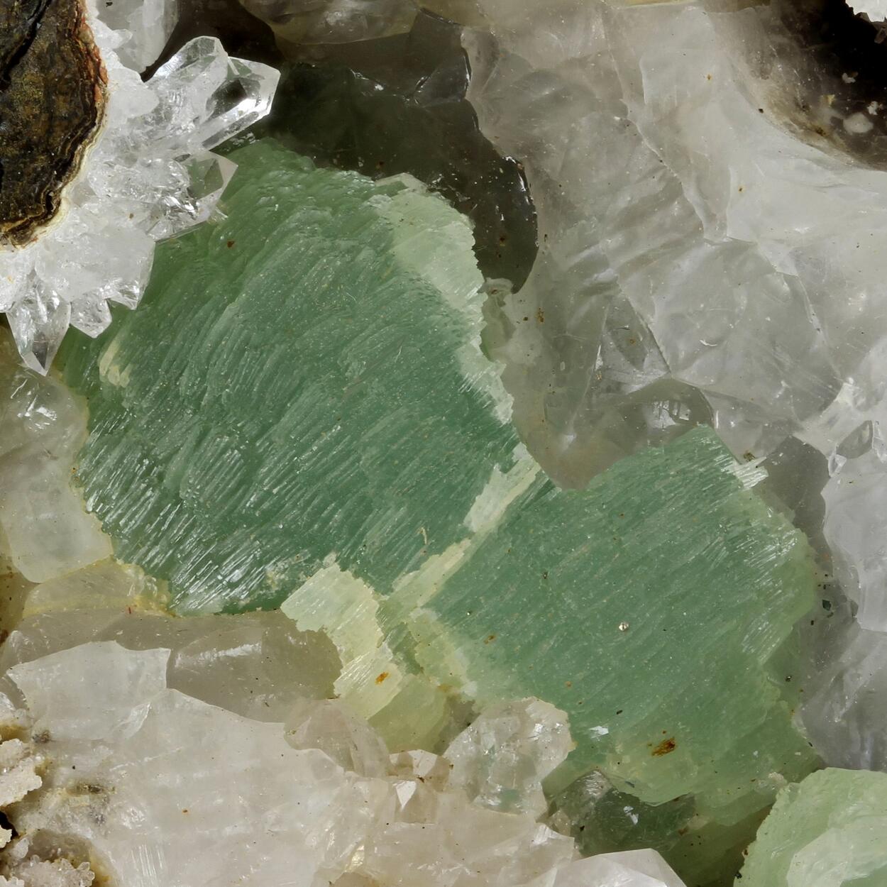 Prehnite With Quartz