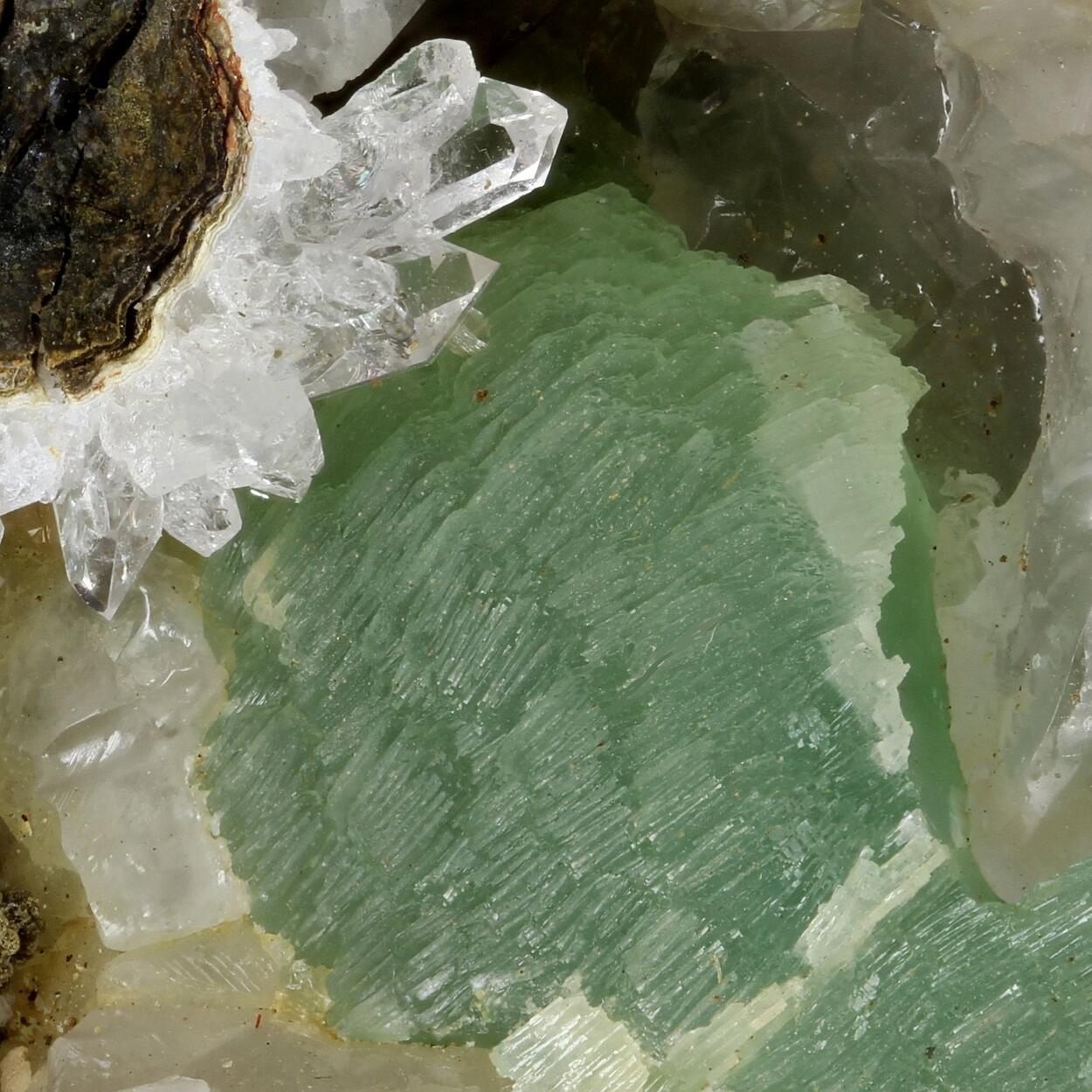 Prehnite With Quartz