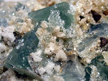 Fluorite With Quartz