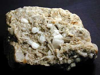 Harmotome On Calcite