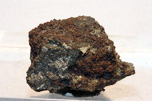 Native Copper On Arsenopyrite