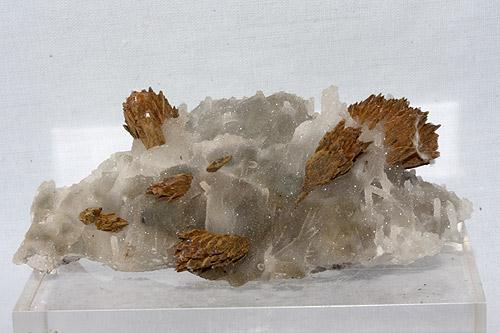 Calcite On Chalcedony