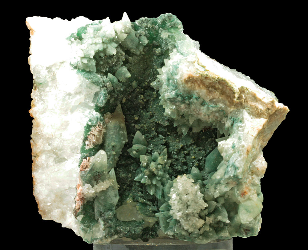 Calcite With Celadonite