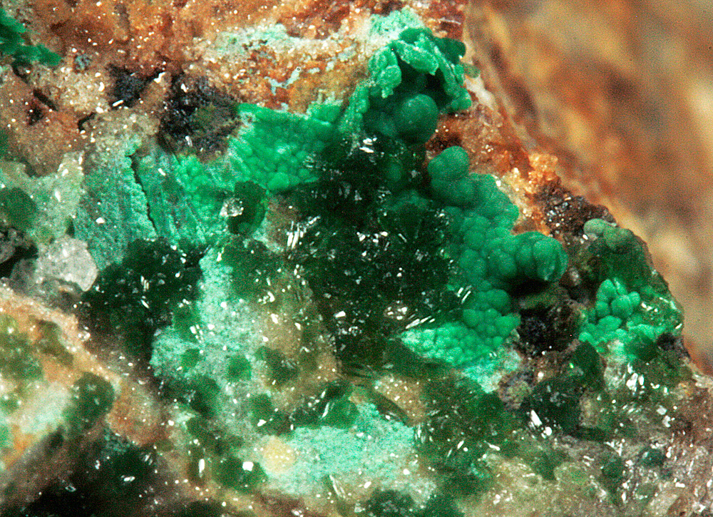 Zincolivenite Malachite & Duftite