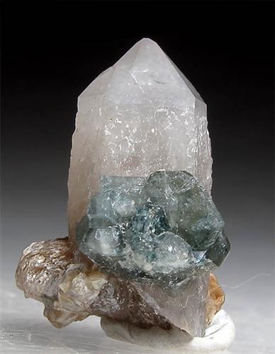 Apatite On Quartz